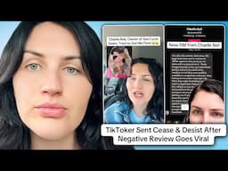 TikTokers Negative Review Results In Cease & Desist