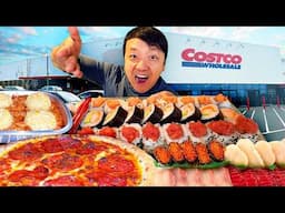 24 Hours Eating at the ONLY Costco in Iceland