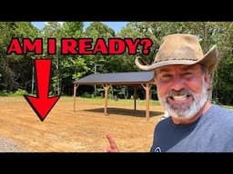 Race To Get Ready | I Got Hurt In The Process! | Ground Preparation For Gravel | Tractor Work