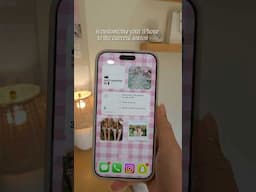 spring iphone aesthetic inspo! 🌷🎀🩷 #iphone #ios18