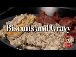 The Easiest Sausage Gravy in the World (Biscuits Too!)