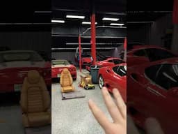 12 Ferraris in the shop and only 1 of them is running properly #ferrarilife #ferrari #automobile