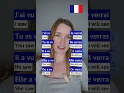 Conjugate Voir (To see) with me - Passé Composé & Futur Simple