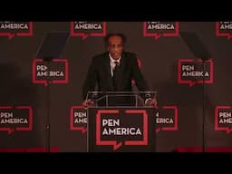 Dinaw Mengestu Presents the PEN/Barbey Freedom to Write Award to Galal El-Behairy's Family
