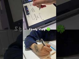 Study vlog 🍀