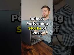 These are the 10 Best Performing Stocks of 2025. #stockmarket #investing #financialfreedom