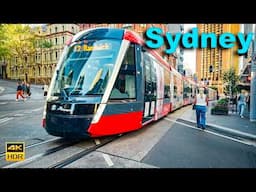 Sydney Australia Walking Tour - Wynyard to Opera House at Golden Hour | 4K HDR