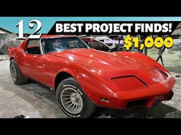 12 Projects – Classic Cars for Sale by Owner – Start at just $1,000