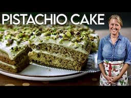 The Plant-Based Pistachio Cake of Your Dreams! #glutenfree #oilfree