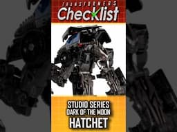 ✅ Transformers CHECKLIST: Studio Series PART 131 - Dark of the Moon HATCHET