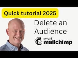 How to Delete a Mailchimp Audience ✔️
