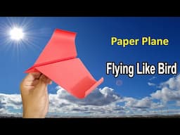 How to make paper bird plane, best plane, paper airplane