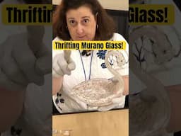 Finding Murano Glass Thrift Shopping by Dr. Lori