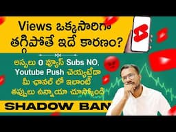"Sudden గా views, reach తగ్గాయా Shadow Ban? " | How to Fix it Step by Step!"