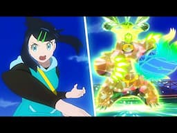 Liko VS Katy - Terapagos VS Terastallized Ursaring - Pokemon Horizons Mega Voltage Episode 98 AMV