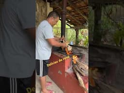 Hoje tem Franguinho Caipira na Panela #vidanaroça #fazenda #churrasco #vidanocampo #gado