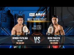 KUNCIAN LANGKA‼️WINDRI PATILIMA VS RIZKY PAKAYA | FULL FIGHT ONE PRIDE MMA 87