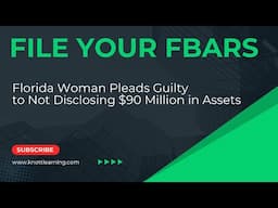 Florida Woman Caught Hiding $90 MILLION in Offshore Accounts!