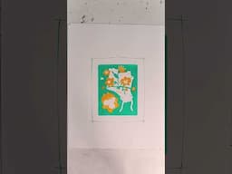 How to Create a 3 Colour Print with Stamps