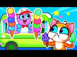 Ice-Cream Truck Story | Learn Feelings and Emotions | Eat Healthy Food | Useful Stories | Purr-Purr