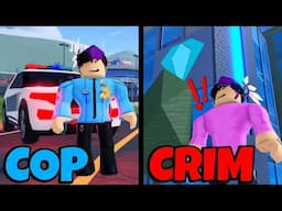 CRIMINAL vs COP Team in Jailbreak!