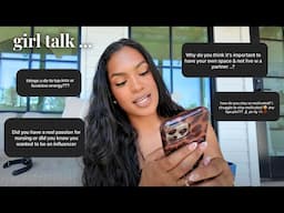 GRWM like were on facetime ♡ (except i'm oversharing & answering ur questions unfiltered  and RAW..)