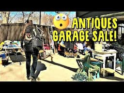 Ep653:  AMAZING Antique Garage Sale Deals, But Did We Arrive Too Late???  😵😵😵
