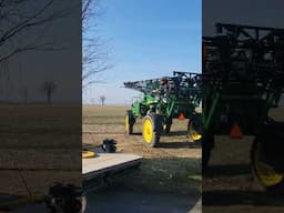 applying nitrogen to the wheat ground 2025