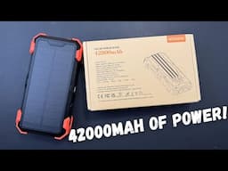 Goodaaa 42800 mAh Solar Power Bank Overview- Great For Outdoor Adventures!