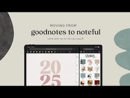 Switching from Goodnotes to Noteful - Part ONE | Tutorial on how I am moving my stickers to noteful
