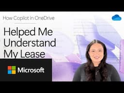 How Copilot in OneDrive Helped Me Understand My Lease and Understand the Fine Print