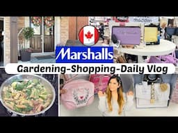 Motivational Daily Vlog Shopping At Marshall, Cook Clean & Gardening With Me & Decorate Garden Patio