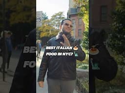 BEST Italian-American food in NYC? 🍝🤔 Sal the Voice has a gem for you #food #italianfood #foodie