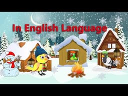 The Winter Season Sparrow Bird Story In English | Animated Cartoon Story |  bedtime Stories