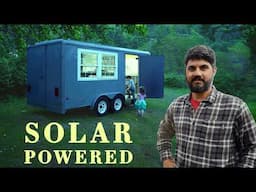 from Cargo Trailer to SOLAR POWERED CAMPER to travel to Alaska! Powered by Jackery SG Homepower 3000