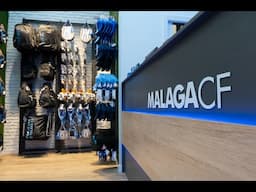 ¡El Málaga CF inaugura su tienda oficial Larios 3!