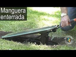 Manguera autoenrollable enterrada: instalación y uso (Bricocrack)