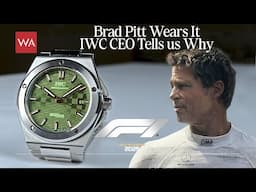 Brad Pitt’s IWC Schaffhausen F1 Watch – CEO Chris Grainger-Herr Shares the Story | WatchAdvisor