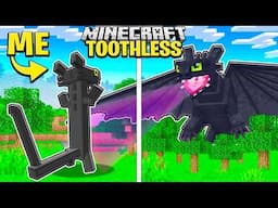 I Survived as TOOTHLESS in Minecraft