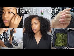 travel prep vlog | installing my v-part wig (it’s giving sew-in) + DIY lashes + ouftits + more