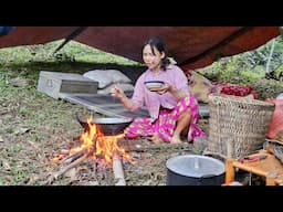 FULLVIDEO: 17-year-old girl survives after storm destroys bamboo house | Forest Girl