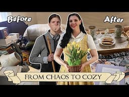 From Chaos to Cozy Cottage Makeover🏡Small Home Reset & Spring Refresh