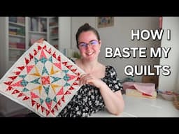 FINISHING A MINI QUILT | Basting Tips