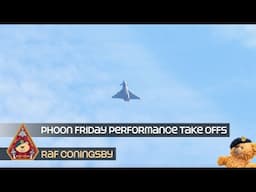 SIX MEGA EUROFIGHTER TYPHOON FGR4 MAX POWER PERFORMANCE TAKEOFFS • 29 SQUADRON RAF CONINGSBY