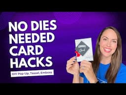 Genius DIY Card Hacks: Pop-Up, Tassel & Embossing Without Fancy Tools!