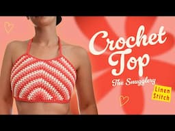 💖 Crochet Triangle Top Tutorial - 3 Colors, So Cute! ✨