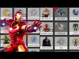 Transforming Rope Hero with the Iron Man Suit In Rope Hero Cheat Ground Mod!