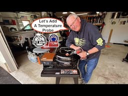 Pit Boss Phoenix Pellet-Charcoal Grill / Lets Add a Lid Mounted Temperature Probe Just Like a Weber!