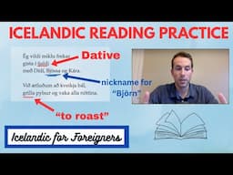 Story Time with Brian - Structured Icelandic Reading