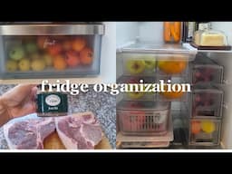 KITCHEN ORGANIZATION | Clean and Organize The Fridge With Me